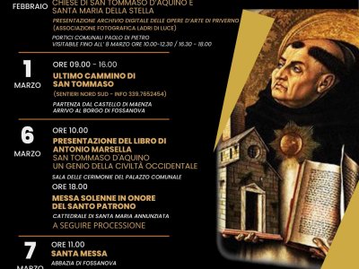 Celebrazioni in onore di San Tommaso d'Aquino 2026 - Priverno e Fossanova