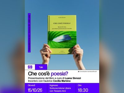 Che cos’è poesia – Presentazione del libro ed incontro con l’autrice Cecilia Martino