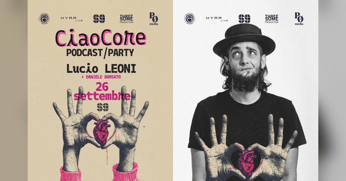 CiaoCore Podcast-Party Ep.5 – Lucio Leoni + DJ Set Daniele Borsato