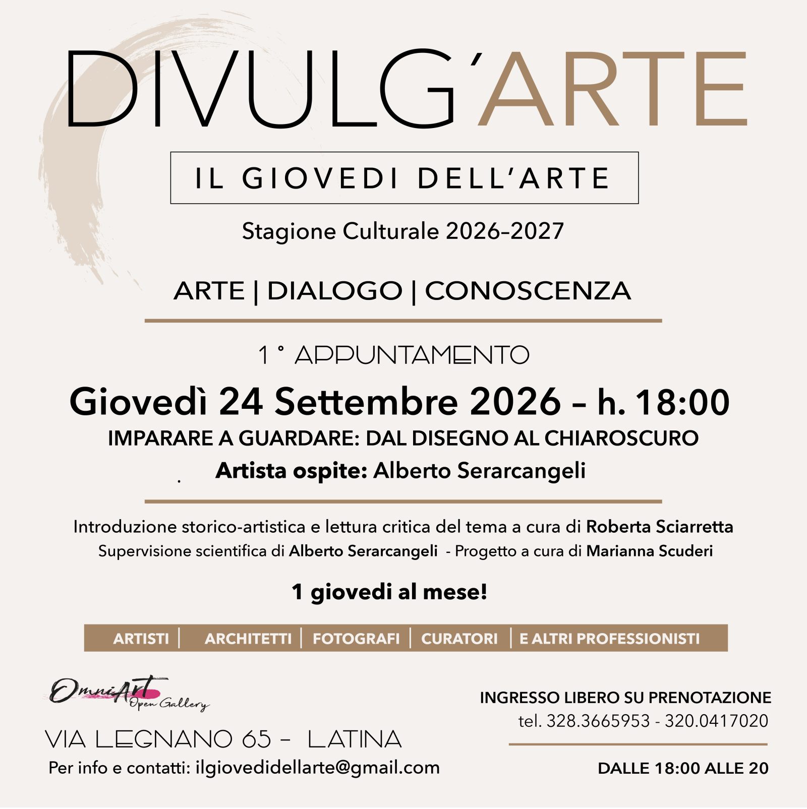 Divulg'Arte - Il giovedì dell'Arte: Imparare a guardare
