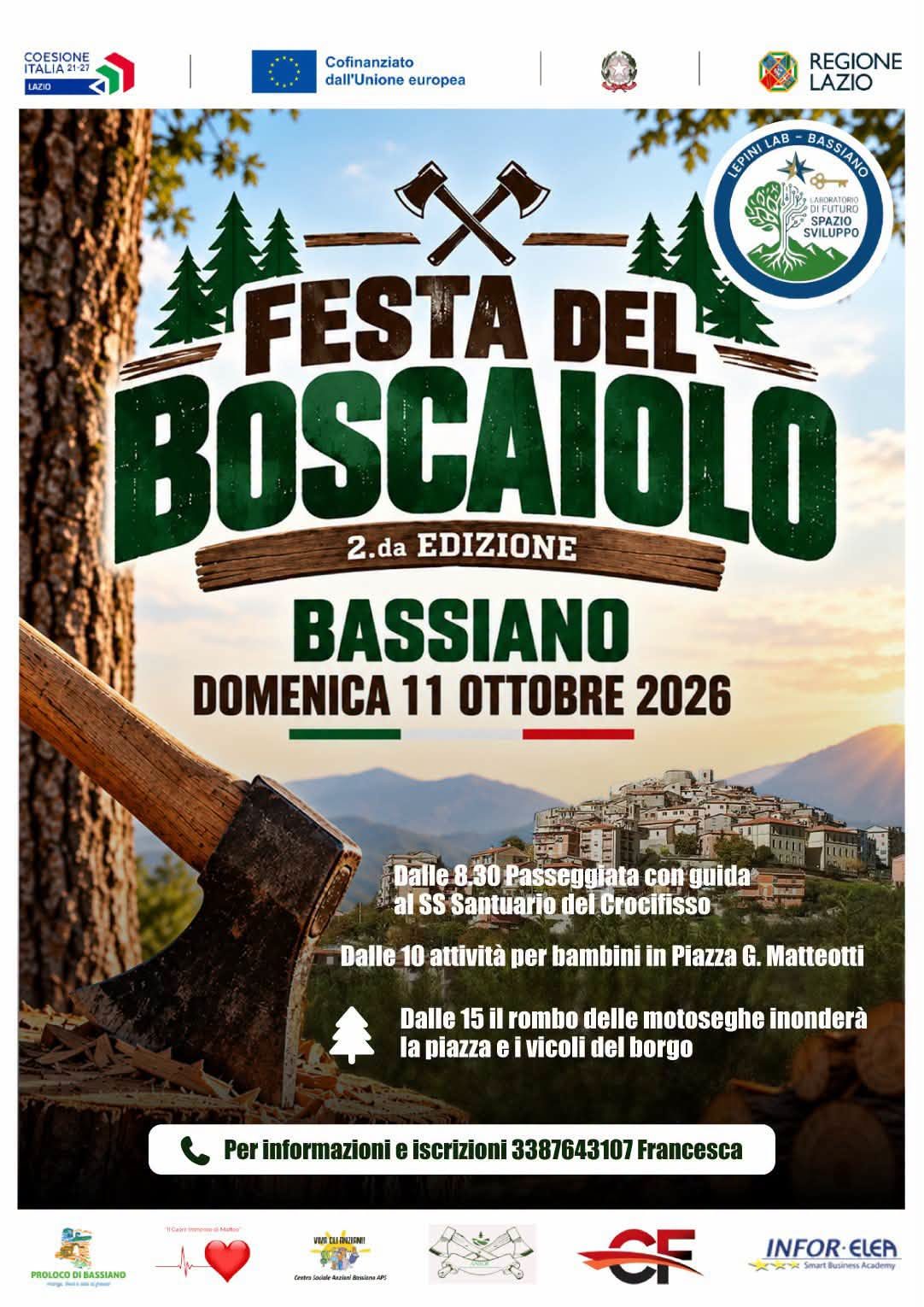 Festa del Boscaiolo 2026 - 2^ Edizione