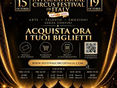 International Circus Festival of Italy 2026 - 27ª edizione