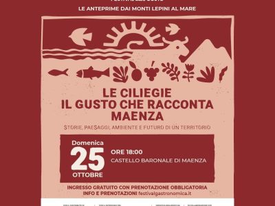 Le Ciliegie. Il gusto che racconta Maenza - storia, teatro e degustazioni al Castello Baronale