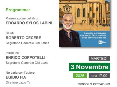 Le Città Identitarie - presentazione del libro di Edoardo Sylos Labini al Circolo Cittadino