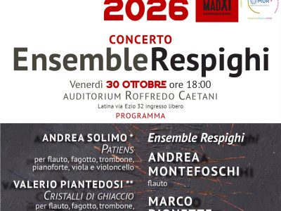 Le Forme del Suono 2026 - Ensemble Respighi