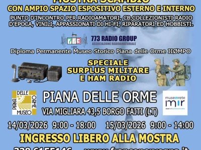 Onde Antiche, Suoni che Ispirano – I Edizione: Mostra Scambio Radioamatori al Museo Piana delle Orme