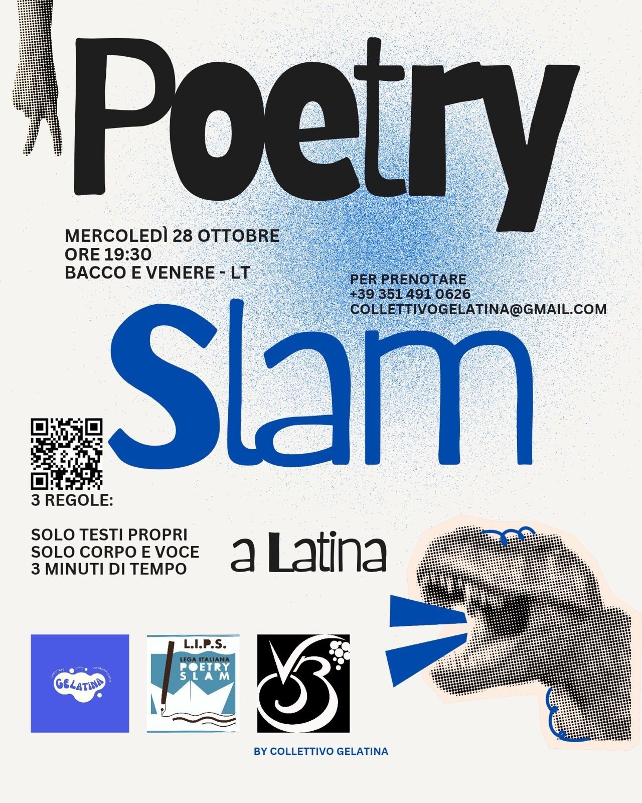 Poetry Slam a Latina - gara di poesia performativa da Bacco e Venere