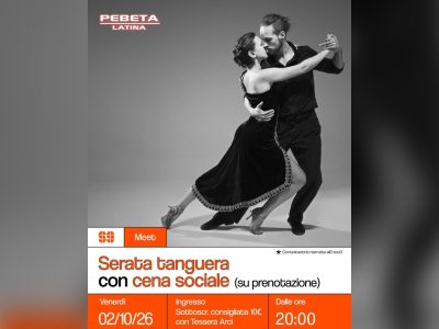 Serata tanguera con cena sociale