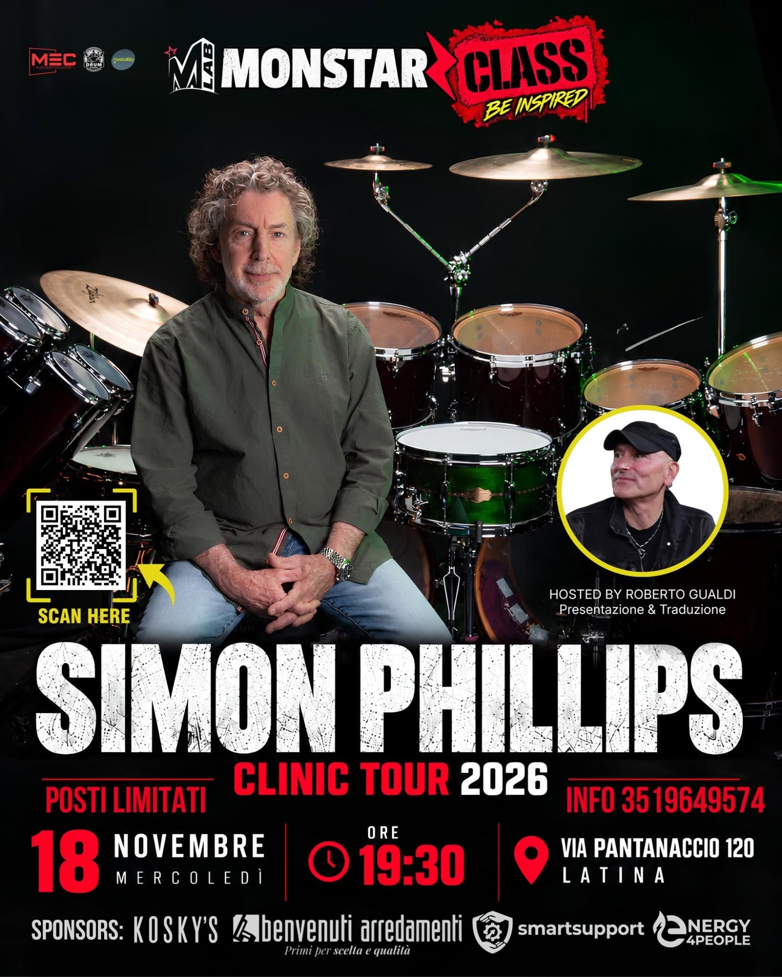 Simon Phillips - Clinic Tour 2026
