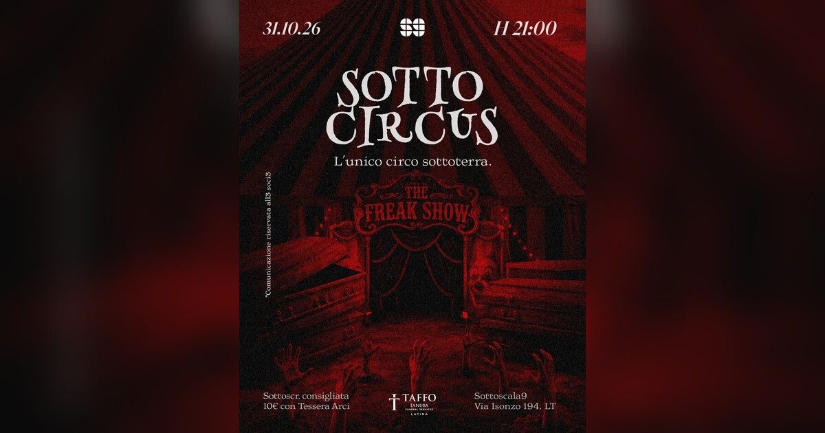 SottoCircus – L’unico circo sottoterra