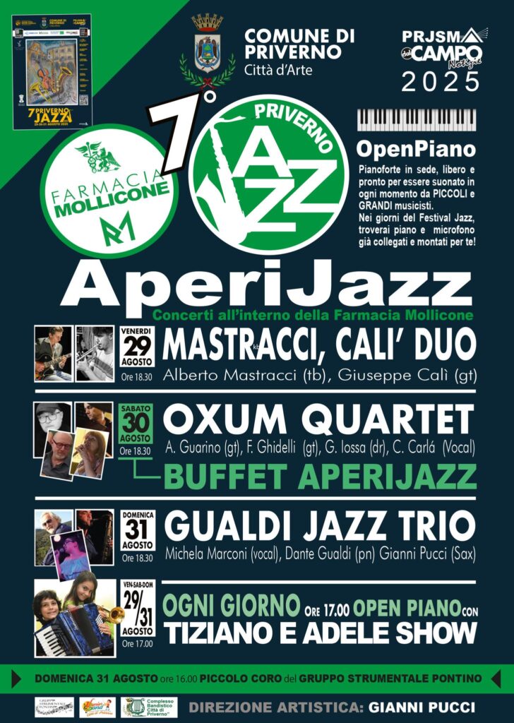 Priverno Jazz 2025 - Farmacia Mollicone