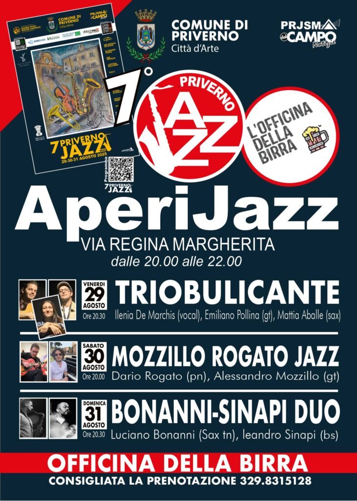 Priverno Jazz 2025 - Officina della Birra