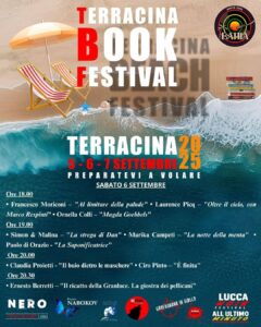 Terracina Book Festival 2025 - XVI Edizione - programma sabato 6 settembre