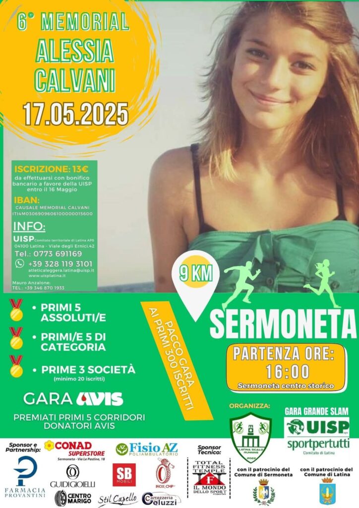 6° Memorial Alessia Calvani 2025