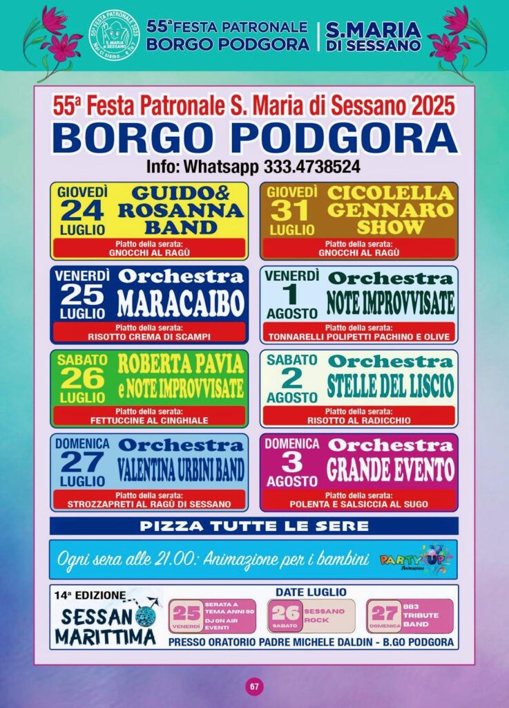 55ª Festa Patronale Santa Maria di Sessano 2025