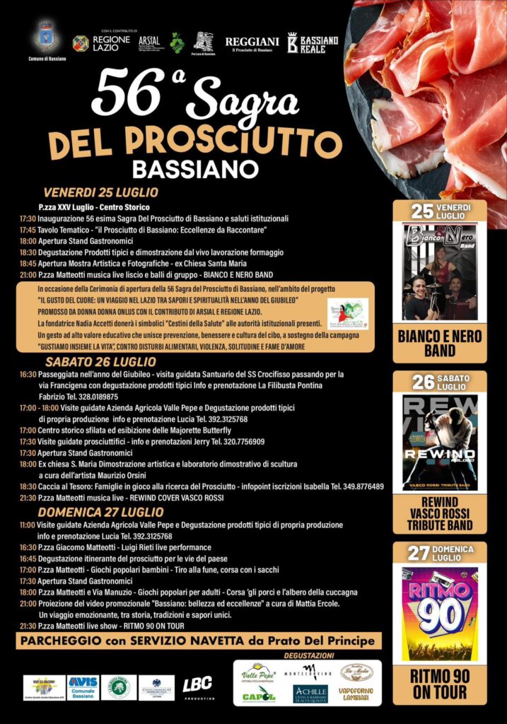 56° Sagra del Prosciutto di Bassiano 2025
