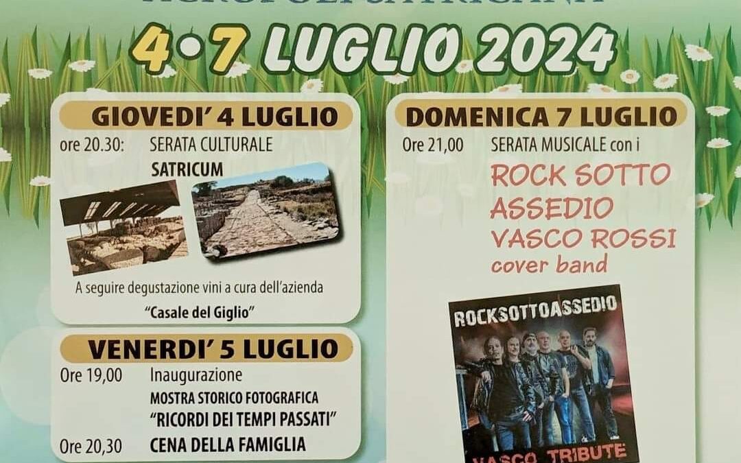 8° edizione Festa Popolare Borgo Le Ferriere 2025 – tra storia musica e gastronomia
