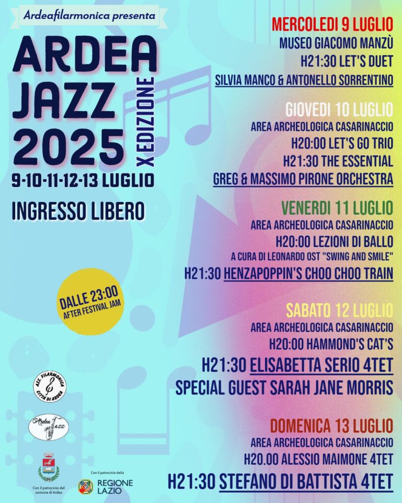 Ardea Jazz 2025 - X Edizione