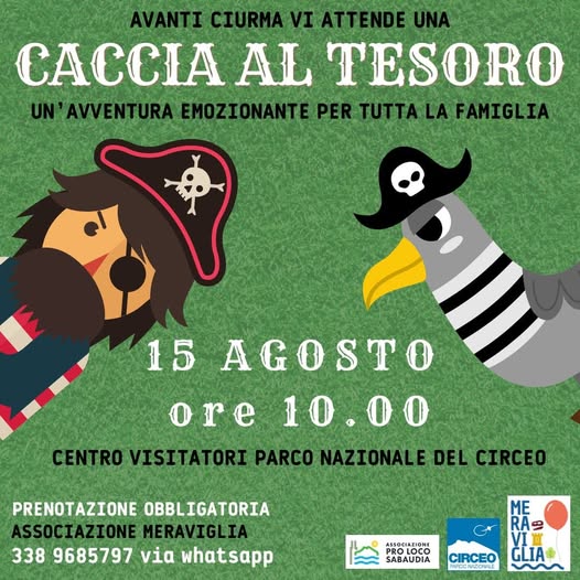 Caccia al Tesoro di Ferragosto al Parco Nazionale del Circeo