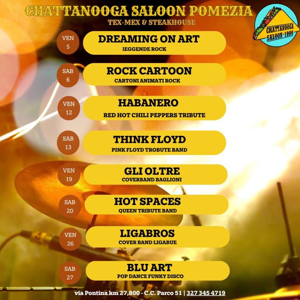 Chattanooga Saloon Live Settembre 2025