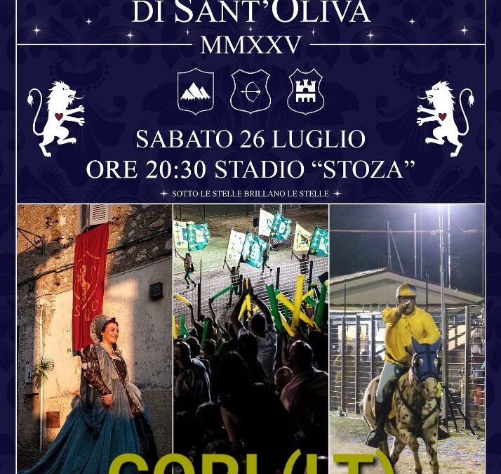 Cori Palio di Sant’Oliva 2025 – Atto Finale del Carosello Storico dei Rioni