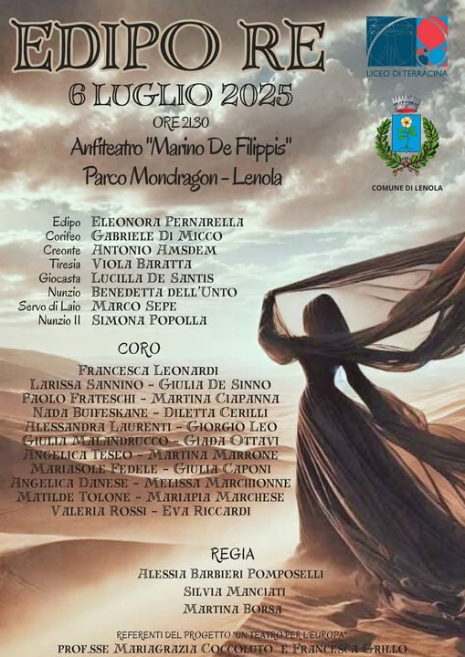 Edipo Re - Tragedia di Sofocle all'Anfiteatro di Lenola
