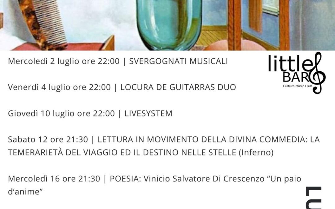 Effetti Personali Luglio 2025 – Rassegna Eventi Little Bar Sperlonga