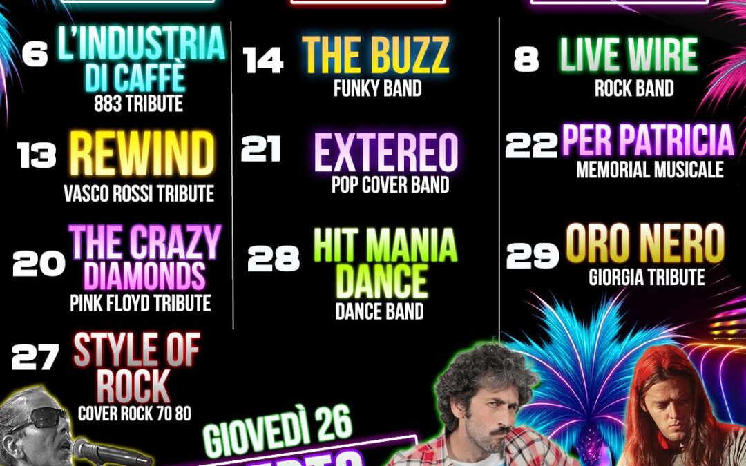 El Paso Summer Giugno 2025 – Rassegna Musicale e Spettacolo