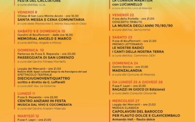 Estate Maentina 2025 – Rassegna Estiva di Agosto