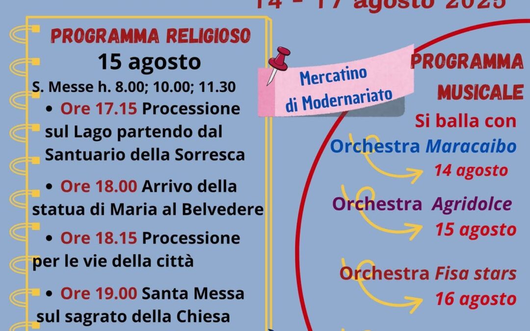 Festa Patronale della Santissima Annunziata di Sabaudia 2025