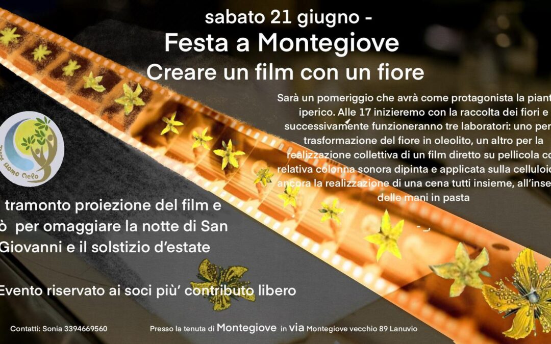 Festa a Montegiove – Creare un film con un fiore