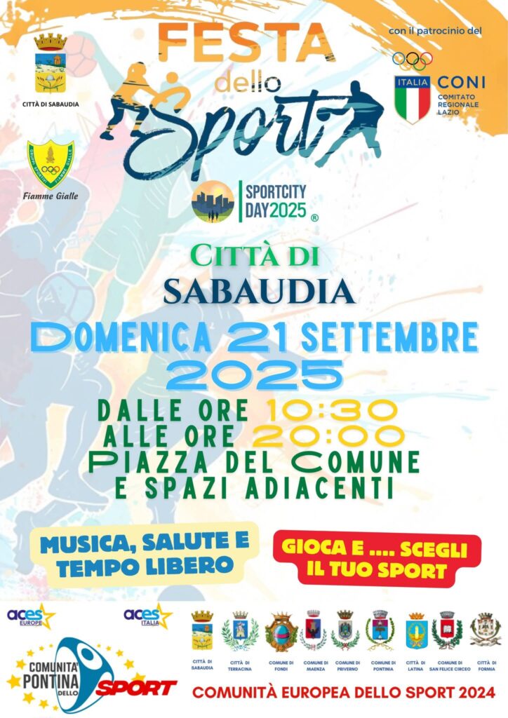Festa dello Sport di Sabaudia - Sportcity Day 2025