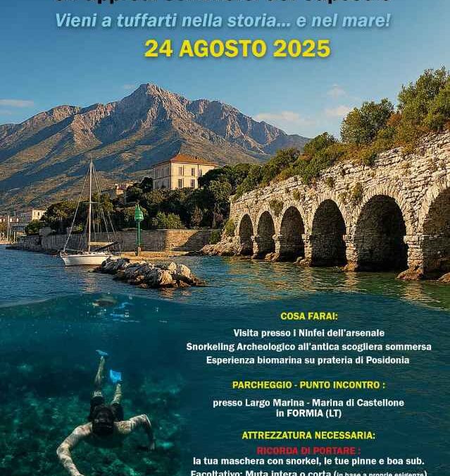 Gli Approdi Sommersi di Caposele – IX Edizione – Snorkeling Archeologico