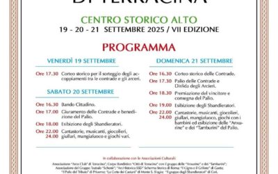 Il Palio delle Contrade di Terracina – VII Edizione 2025