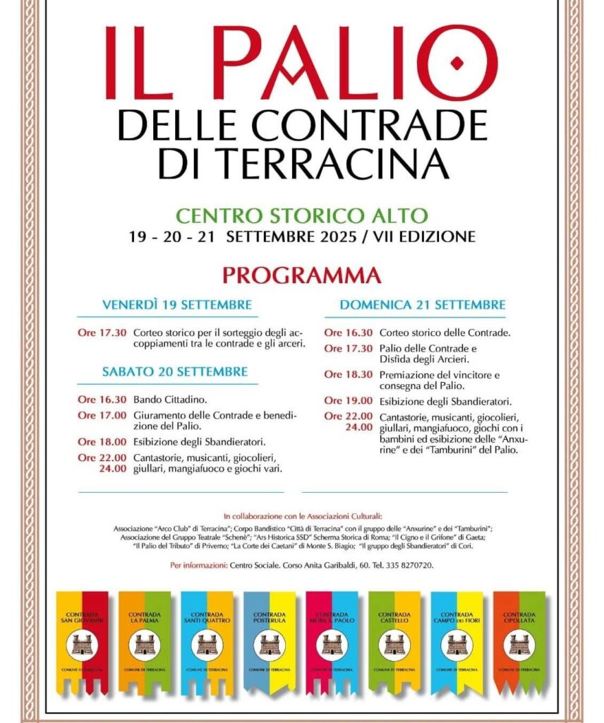 Il Palio delle Contrade di Terracina - VII Edizione 2025