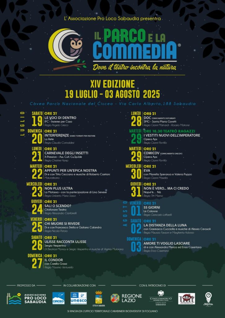 Il Parco e la Commedia 2025 - XIV Edizione