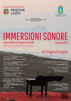Immersioni Sonore 2025 – V Edizione – Concerti all’alba sul lungomare di Latina