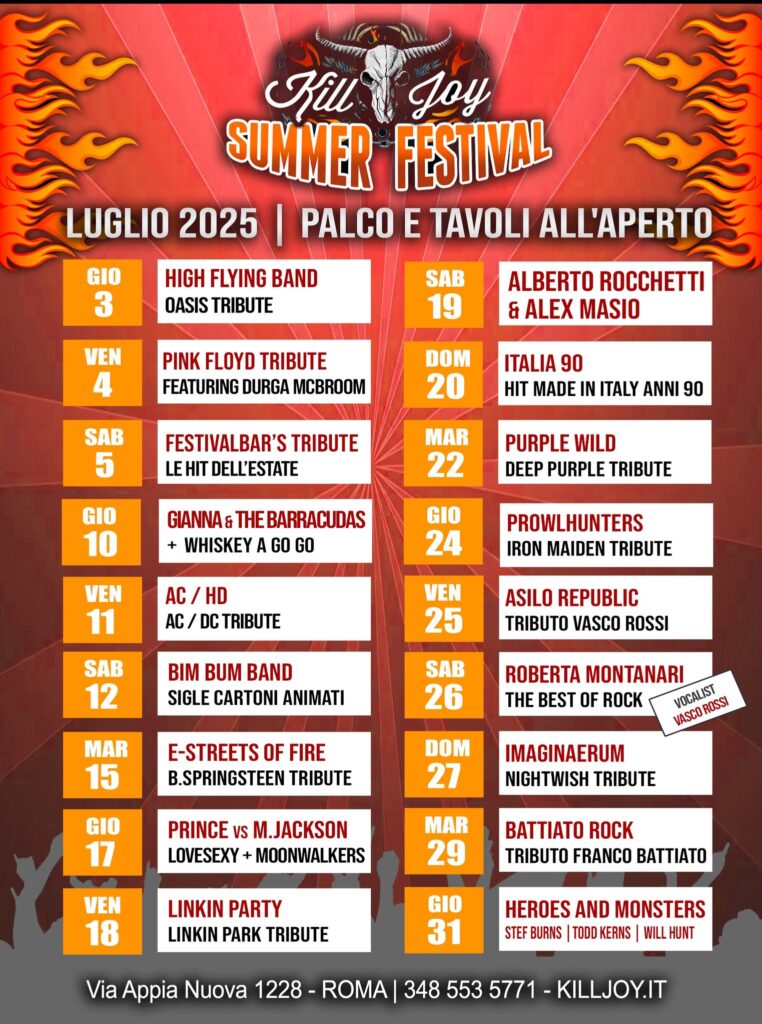 Kill Joy Summer Festival 2025