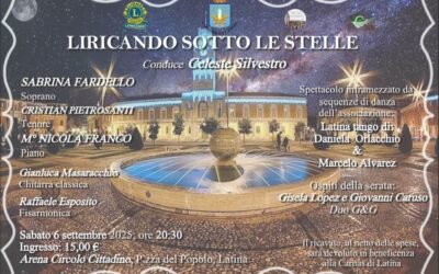 Liricando sotto le stelle al Circolo cittadino di Latina