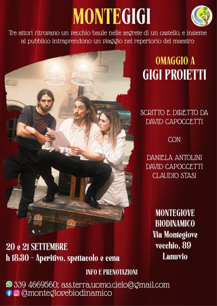 MONTEGIGI Settembre 2025 - Omaggio a Gigi Proietti