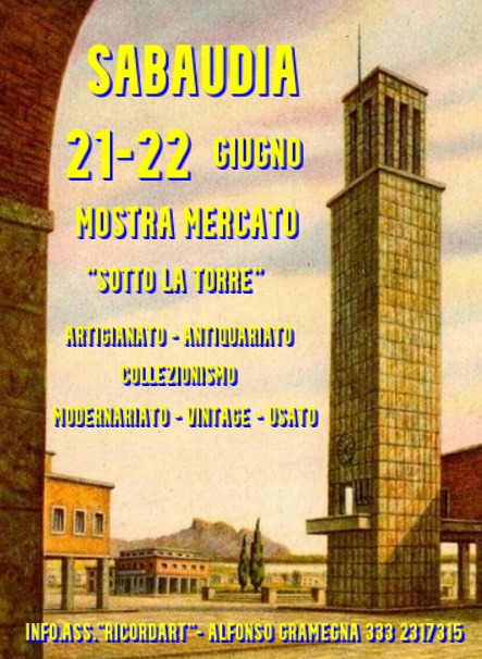 Mercatino “Sotto la Torre” di Sabaudia – Edizione Giugno 2025