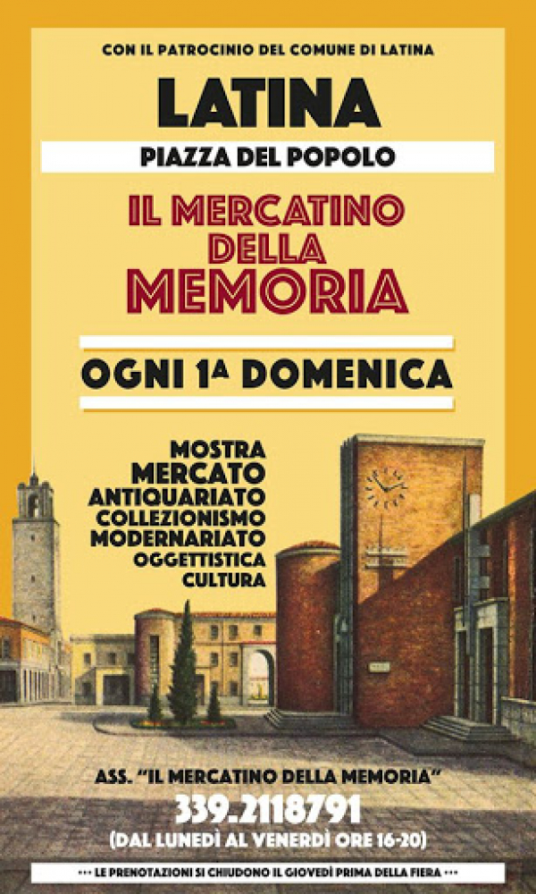 Mercatino della Memoria di Latina - Settembre 2025