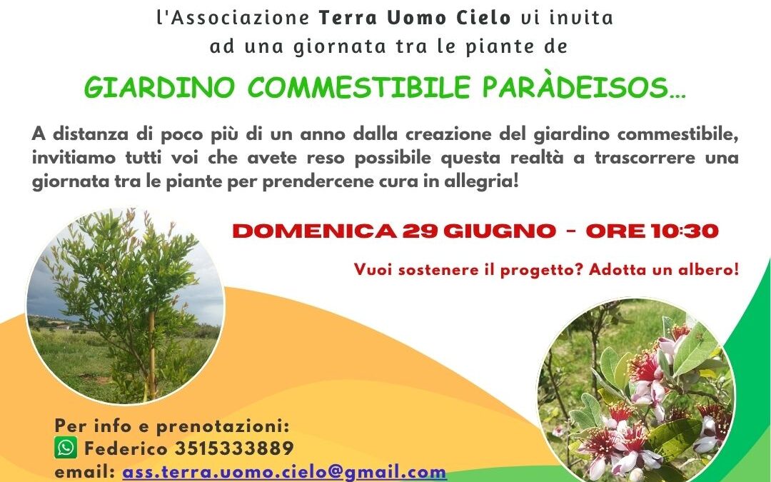 Metti le Radici a Monte Giove – Giardino Commestibile Paradeisos