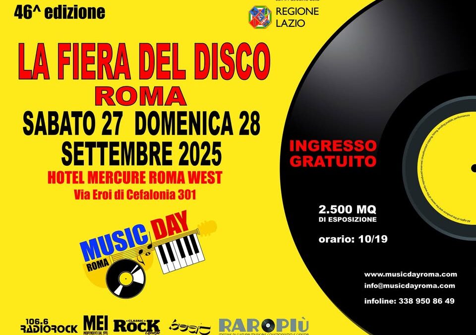 Music Day Roma – La Fiera del Disco 2025