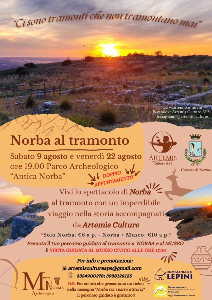 Norba al tramonto