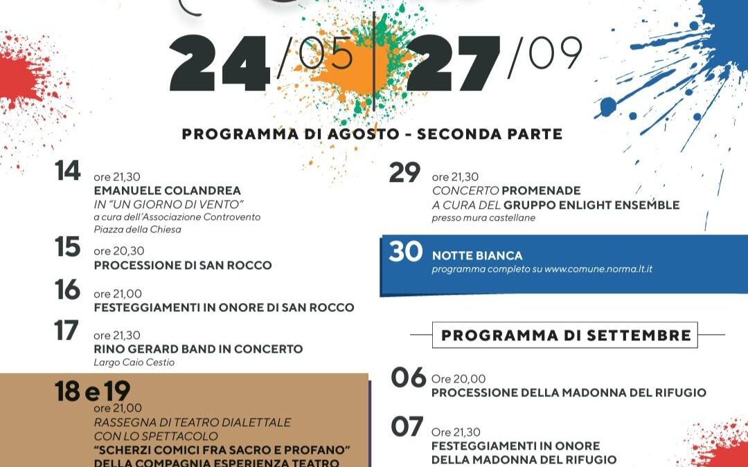 Norma Estate 2025 – Festival Culturale dei Monti Lepini