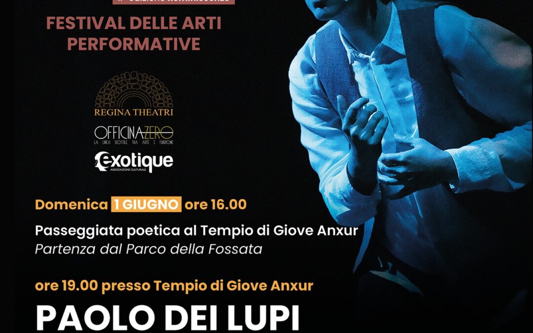 Passeggiata Poetica al Tempio di Giove Anxur e Teatro con “PAOLO DEI LUPI”