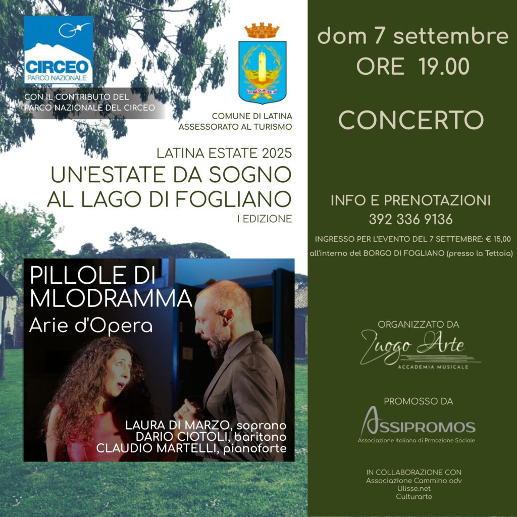 Pillole di Melodramma: Arie d'Opera al Lago di Fogliano