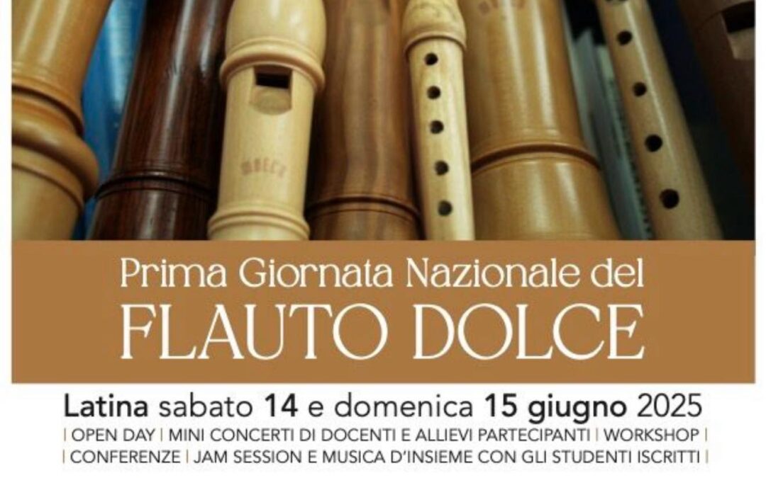 Prima Giornata Nazionale del Flauto Dolce al Conservatorio di Latina
