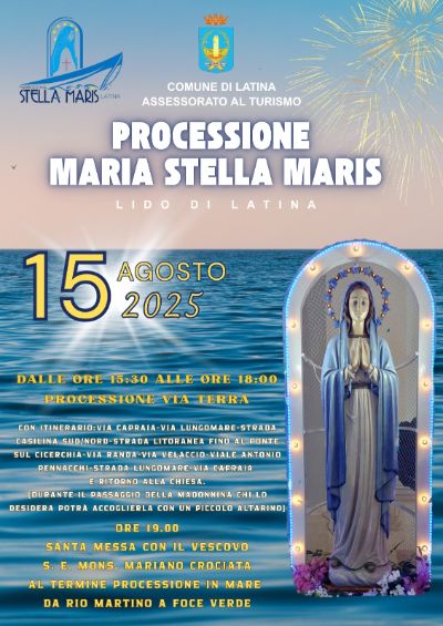 Processione di Maria Stella Maris a Latina - Ferragosto 2025